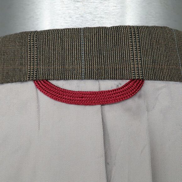 Jos A Bank Sport Coat Mens 42R Brown Plaid Pure Wool Tweed Jacket Lined Blazer - Picture 14 of 16